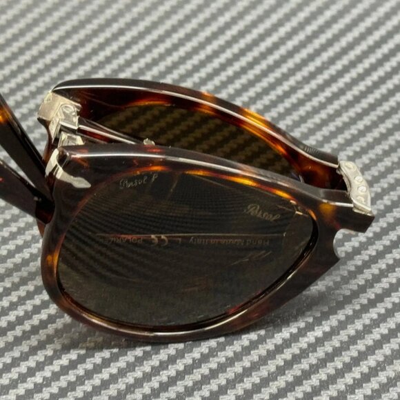 PERSOL Havana Brown Polarized Unisex 52 mm Sunglasses